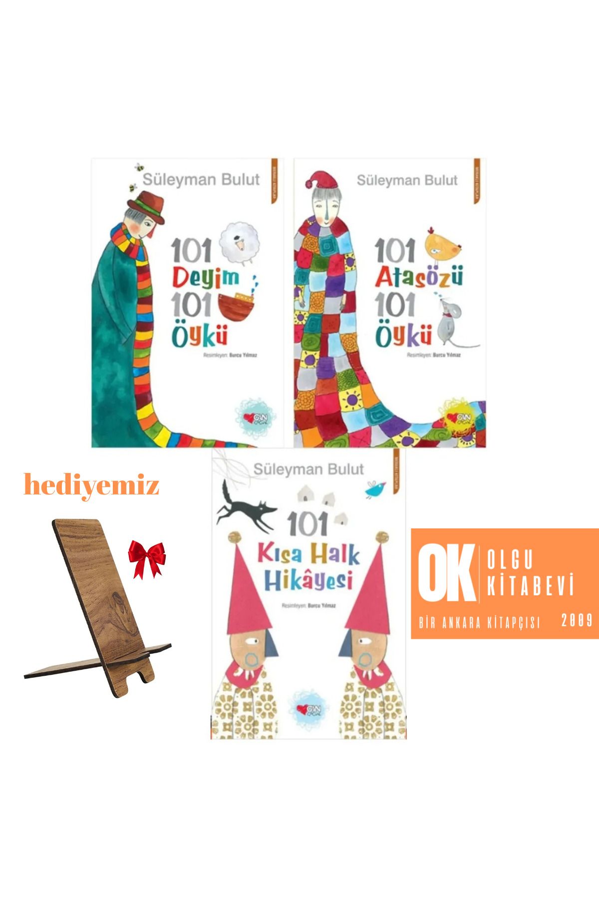 Can Çocuk 101 Atasözü 101 Öykü - 101 Deyim 101 Öykü - 101 Kısa Halk Hikayesi / 3 kitap - Süleyman Bulut