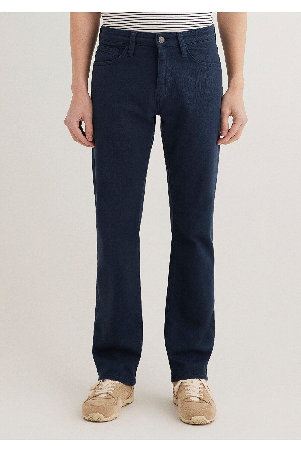 Mavi-Martin Dunkelblaue Komfort-Gabardine-Hose 0037889451 3
