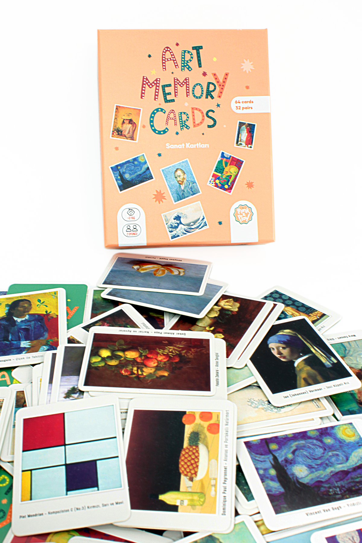 think play Zeka Kartları Hafıza Eşleştirme Oyunu - 64 Adet Sanat Kartı fotoğrafı 3 (önizleme)