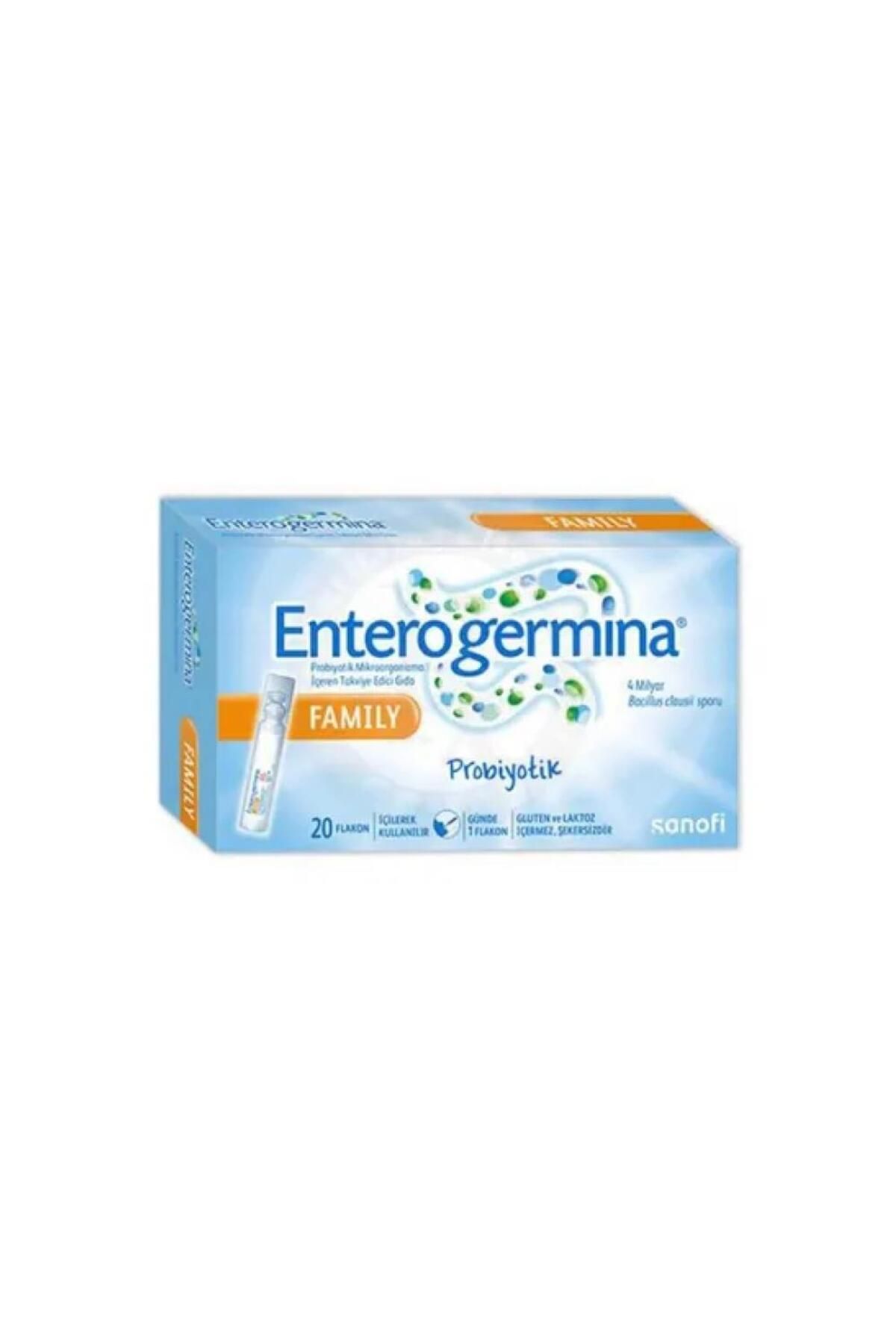 Enterogermina Family Probiyotik Mikroorganizma Içeren Takviye Edici Gıda 20 Flakon