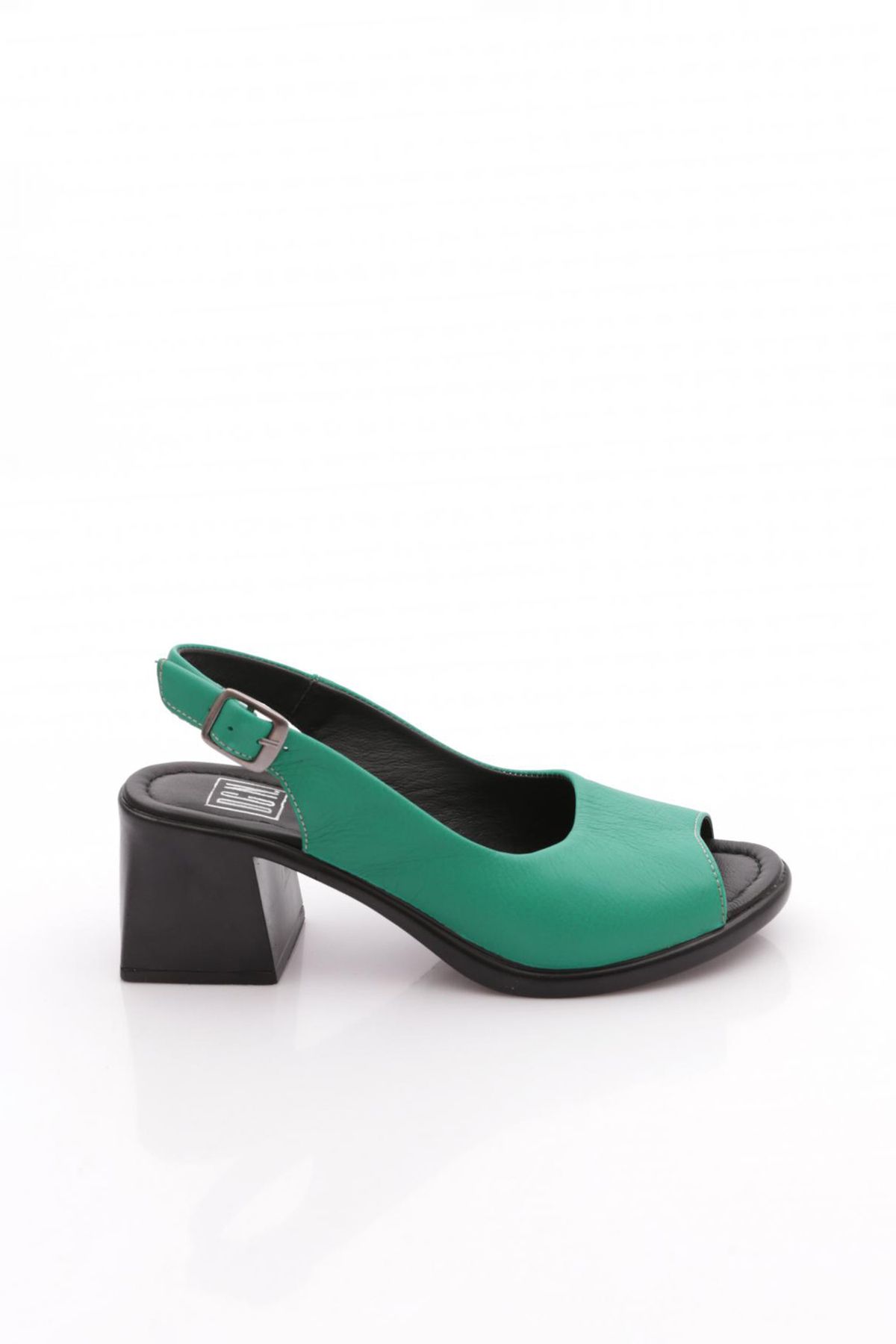 DGN 12004-2108 Kadin Kalin Topuk Sandalet