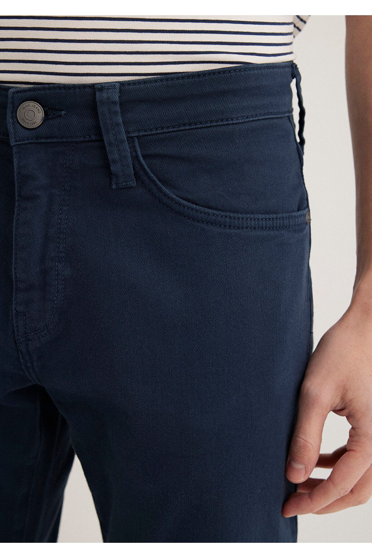 Mavi-Martin Dunkelblaue Komfort-Gabardine-Hose 0037889451 5