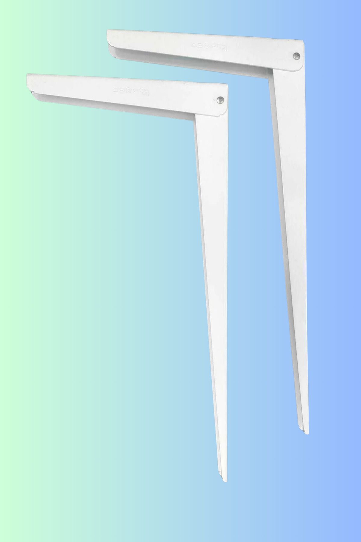 Keskin Metal Tasarım Duvara Monte Katlanır Masa Ayağı 40 cm
