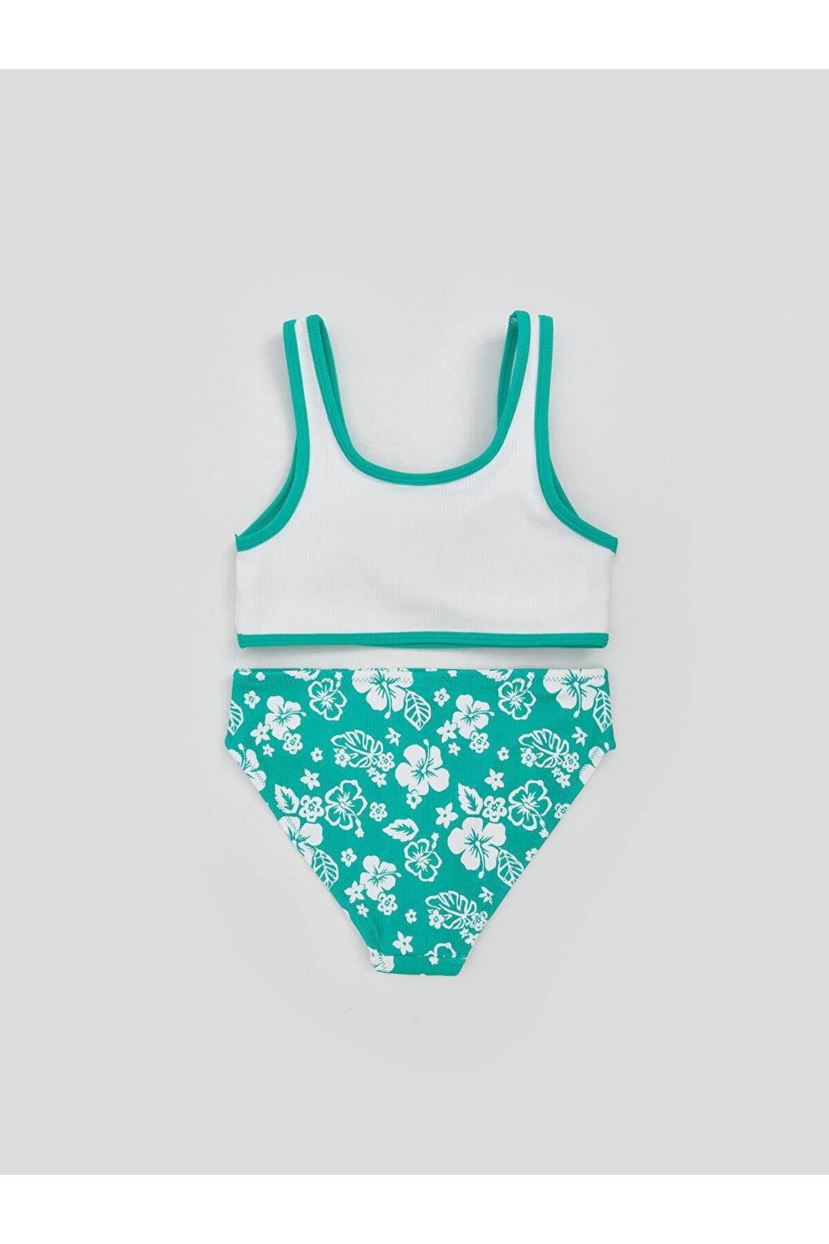 LC Waikiki Hızlı Kuruyan UV Korumalı Kız Çocuk Bikini (S5) fotoğrafı 2 (önizleme)