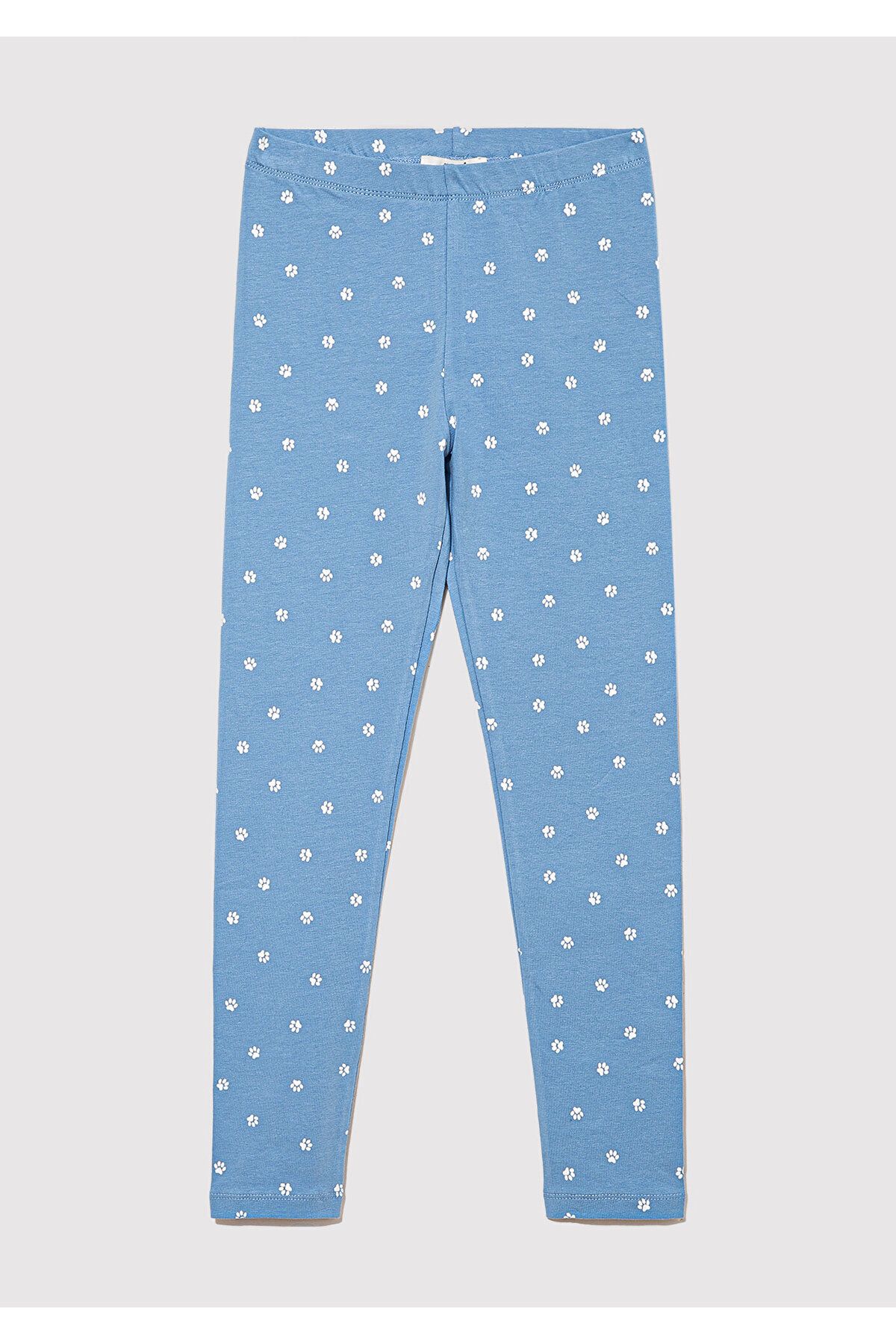 Mavi-Blaue Leggings mit Pfotenabdruck 7010025 -89492 2