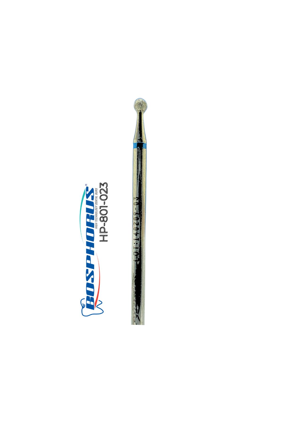 Bosphorus Tekmetal Kuru Manikür Uc Topbaş 023 Mm Doğal Elmas Freze Manikür Uc Törpü Makinası Ucu Iso Ve Ce Onaylı