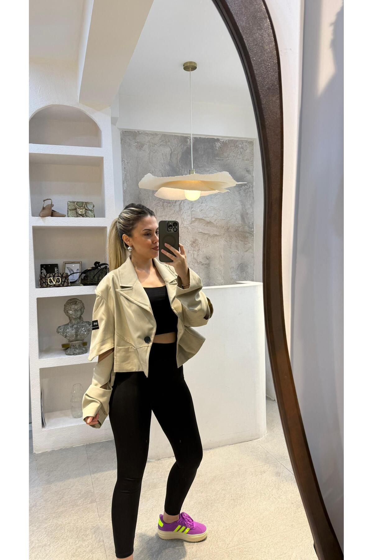 SEVİNÇ GÜNGÖR TASARIM CEKET KREM