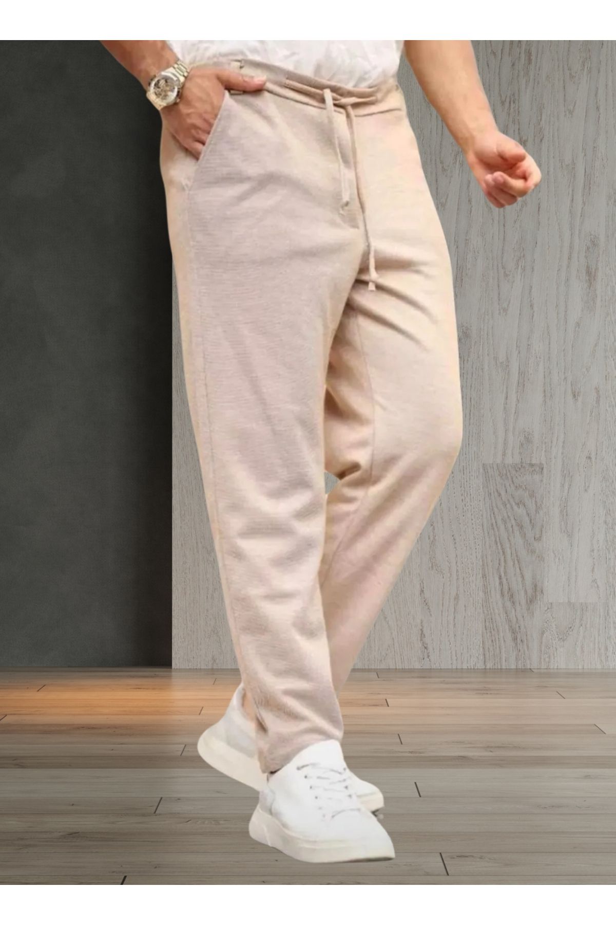 TUWAN sport ERKEK JOGGER PİKE KUMAŞ PANTOLON