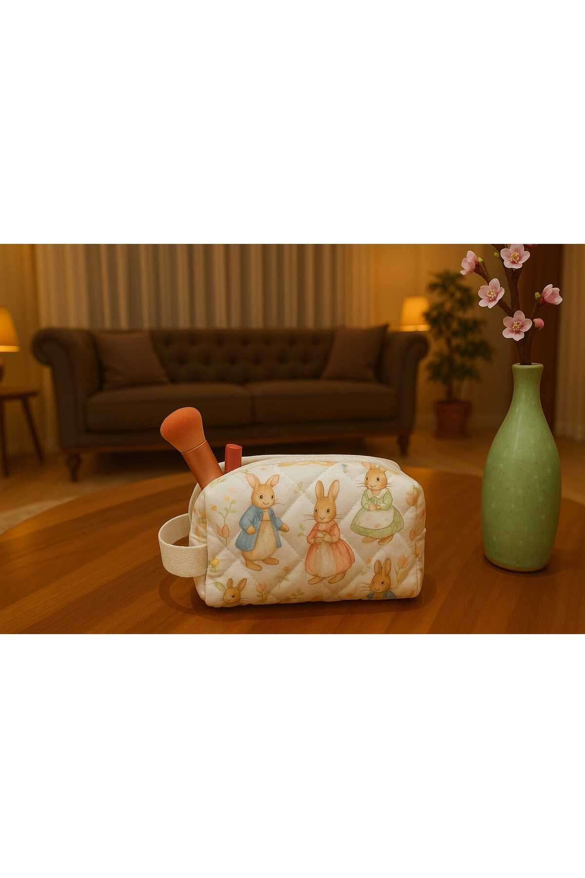 Textia Home-Set de 3 geanți de machiaj – Design colorat și convenabil 3