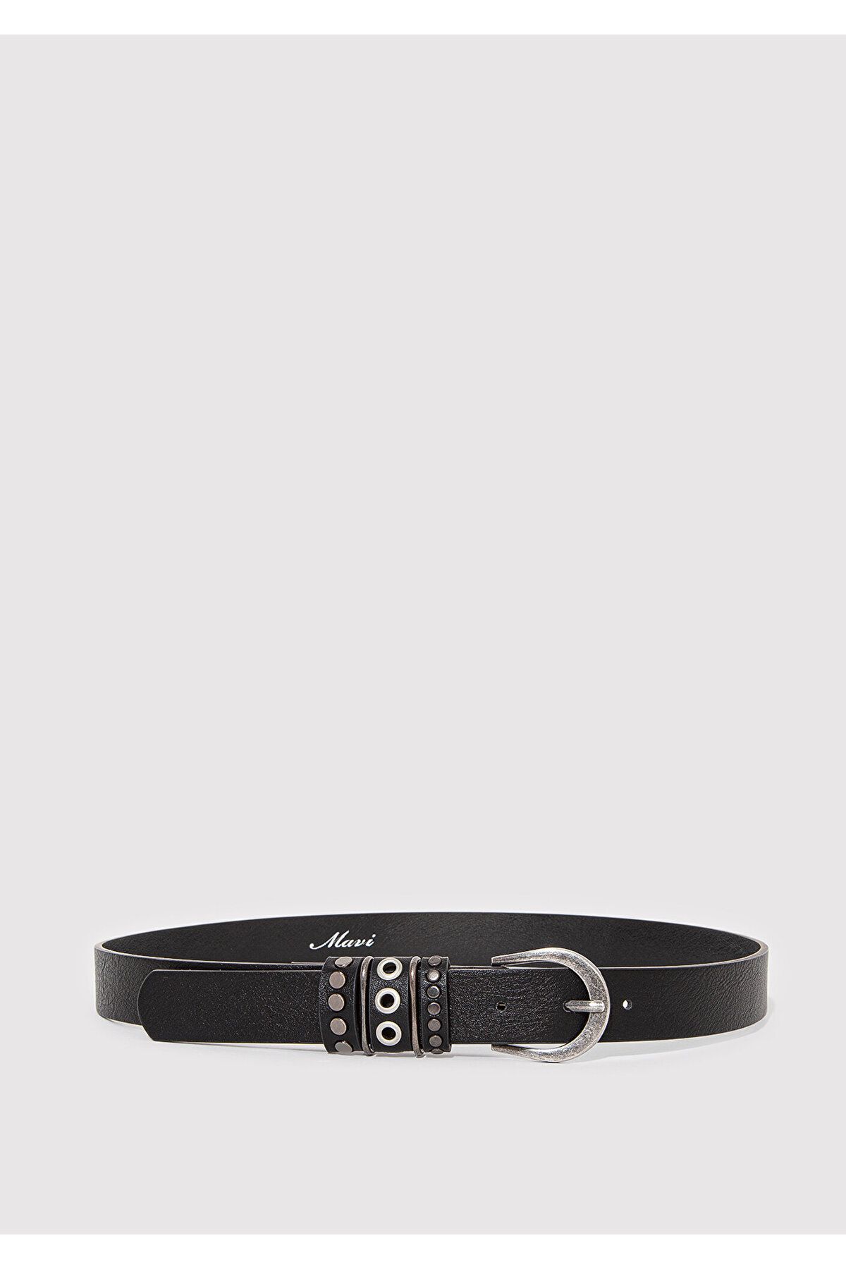 Mavi-Black Faux Leather Belt 1913297 -23247 2
