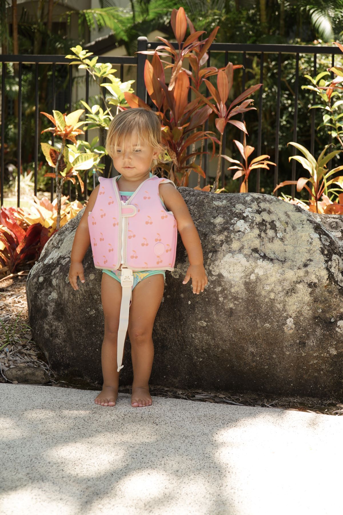 SunnyLife Çocuk Can Yeleği Pamuk Şekeri- Kırmızı 1-2 yaş