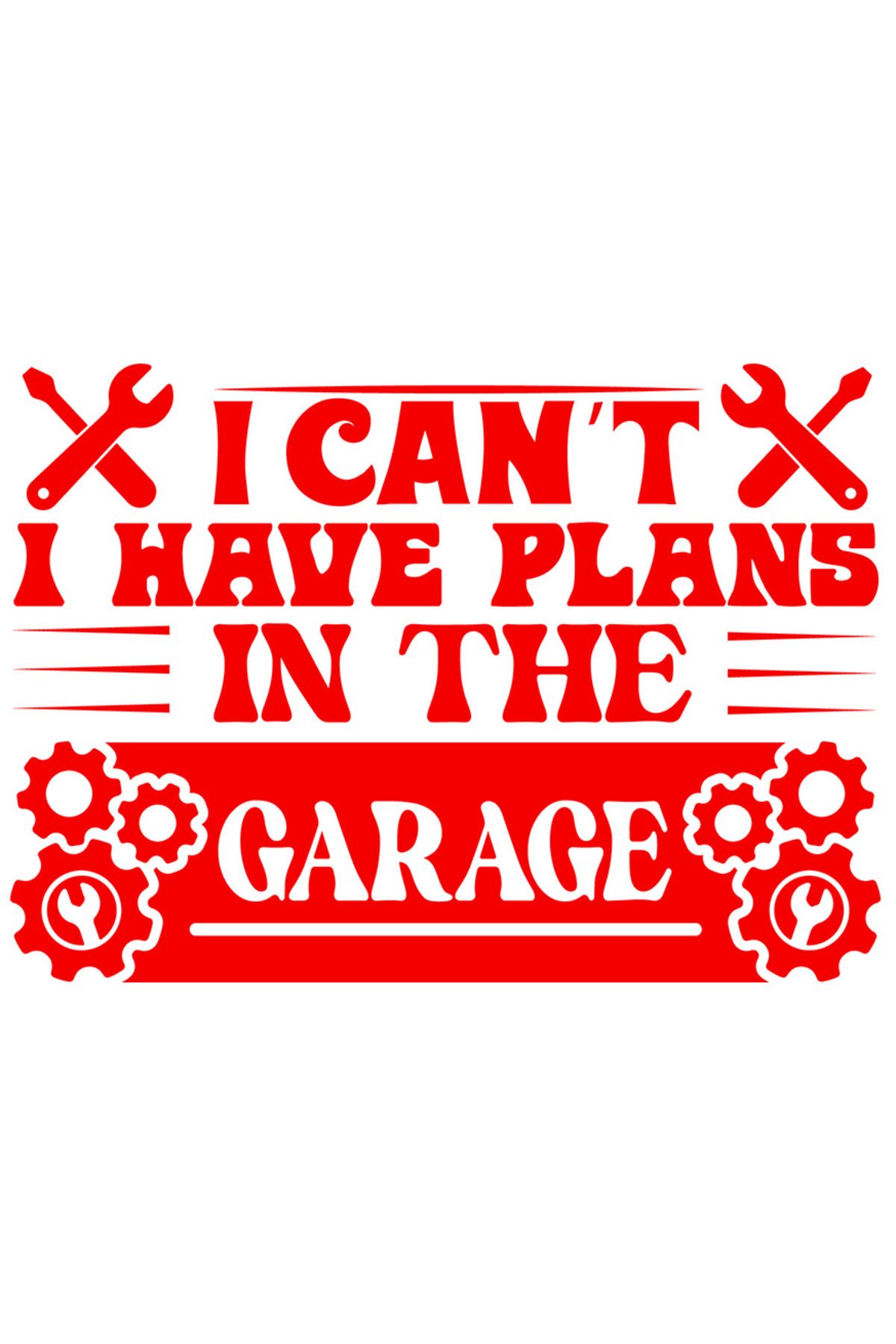 StoryGift Romania Sticker Exterior Pentru Cei Care Repara Lucruri Cu Mesajul "nu Pot, Am Planuri In Garaj" , - One Size