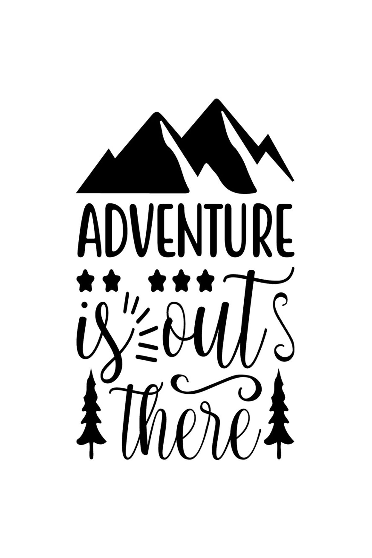 StoryGift Romania Sticker Adeziv 90cm Exterior Cu Munti Si Brazi Pentru Cei Care Abia Asteapta Sa Se Duca Intr-o - One Size