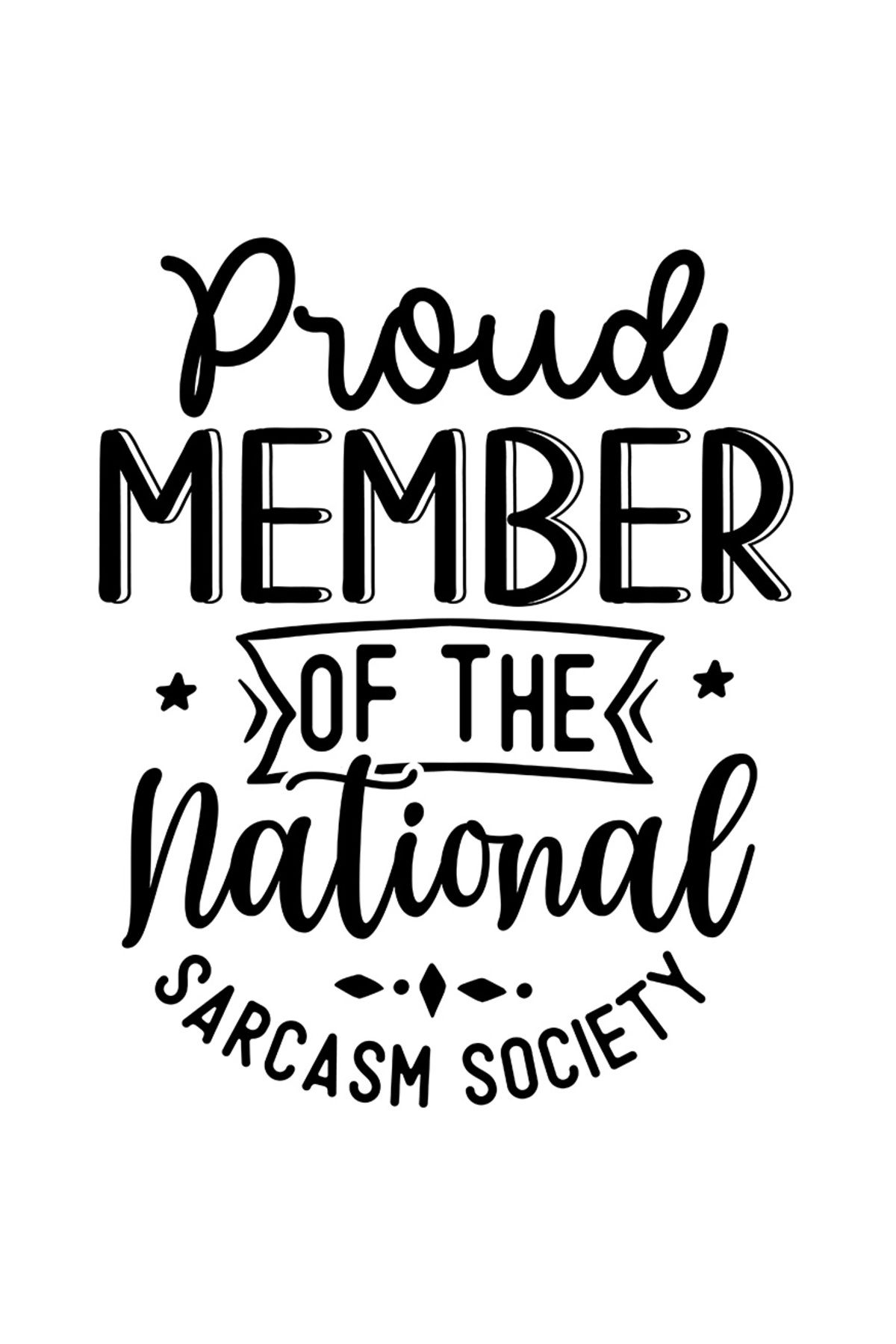 StoryGift Romania Sticker Exterior Pentru Membrii Mandri Ai Societatii Nationale De Sarcasm , Vinyl Negru, 3 - One Size