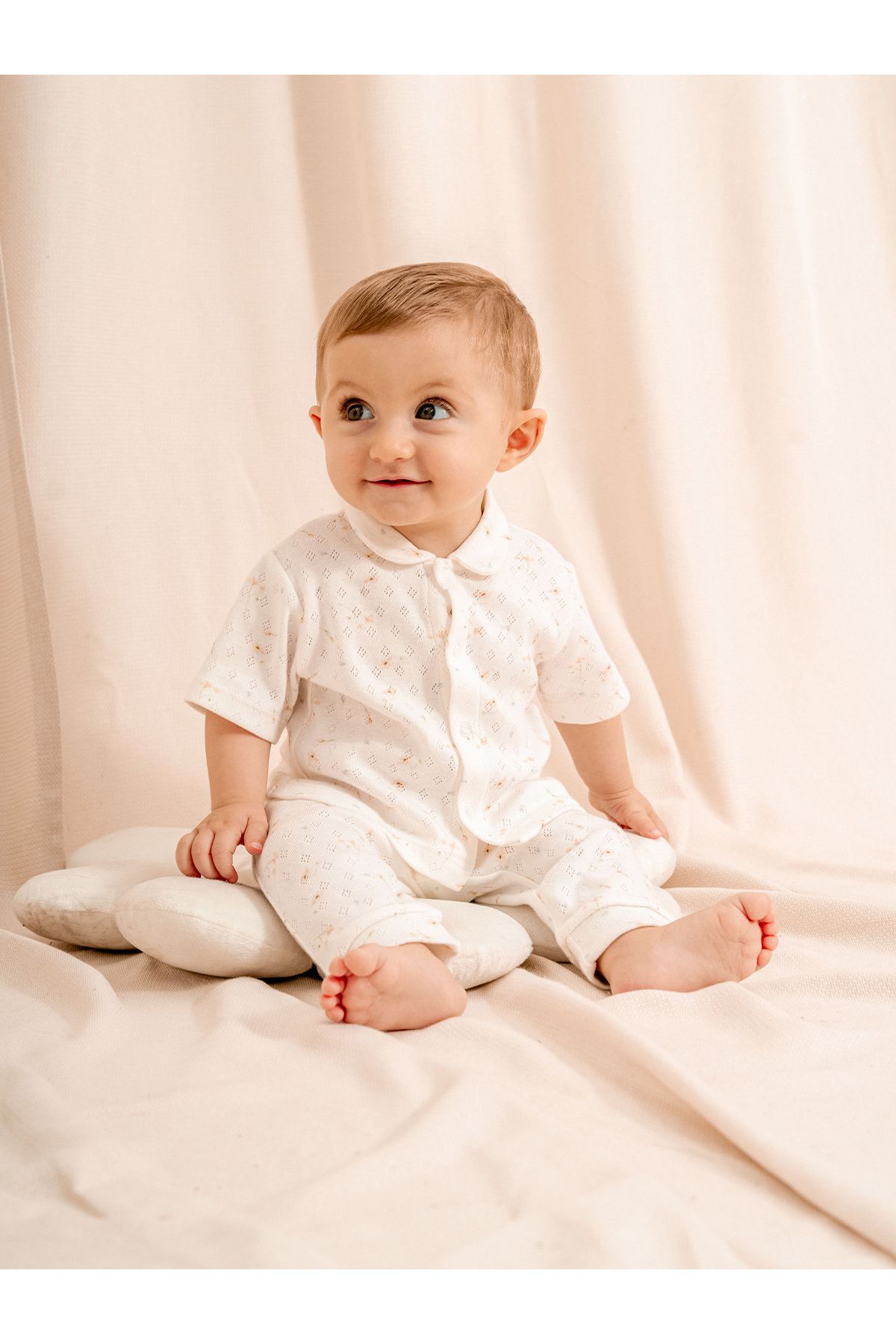 Kidaxi Jakarlı Bebe Yakalı 2’li Bebek Takımı | 3-24 Ay Arası | KD54035