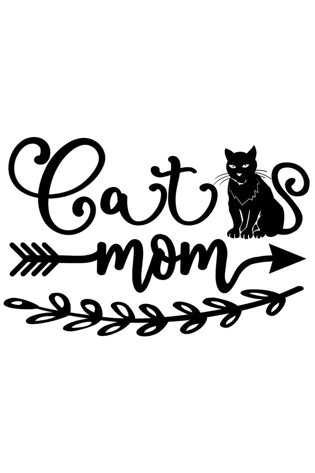 StoryGift Romania Sticker Eticheta 40cm Exterior Cu O Pisica Pentru Mamele Crescatoare Si Iubitoare De Pisici - - One Size