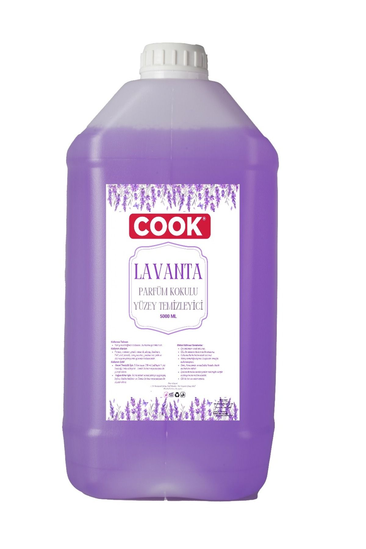 COOK Lavanta parfüm kokulu yüzey temizleyici 5 Litre