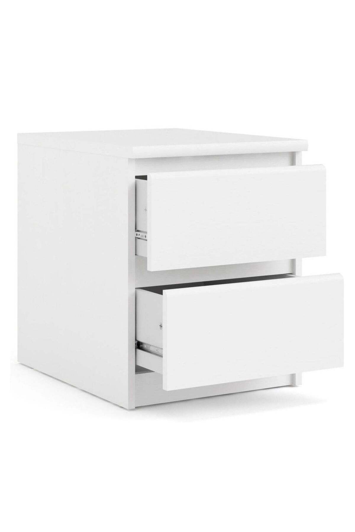 soufa dibaj-Nightstand|Bedroom Rustic Side Table Simple Bedside End Table with 2 Storage Drawers For Home 6