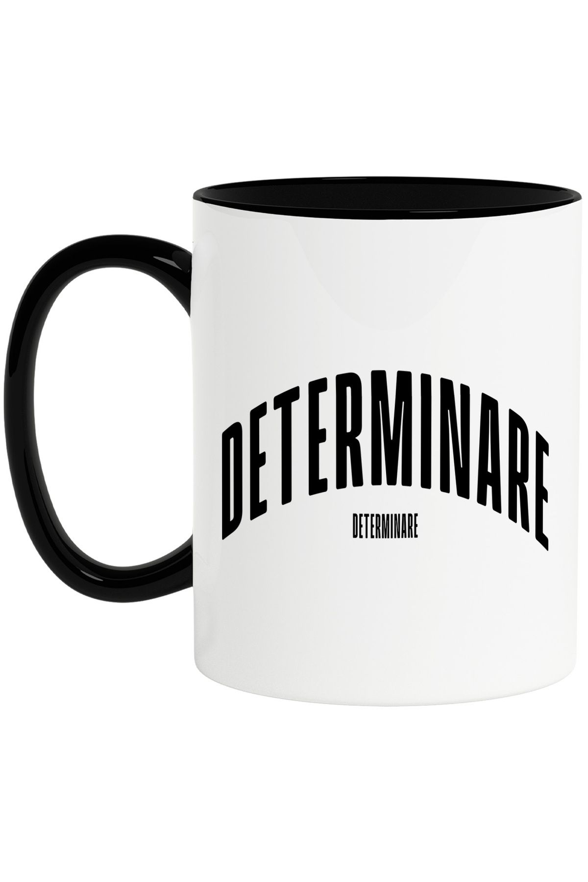 StoryGift Romania Cana Cuvantul Determinare, Motivational, Self Help, Intelegere De Sine, Aprecier, Cu Maner Negru - One Size