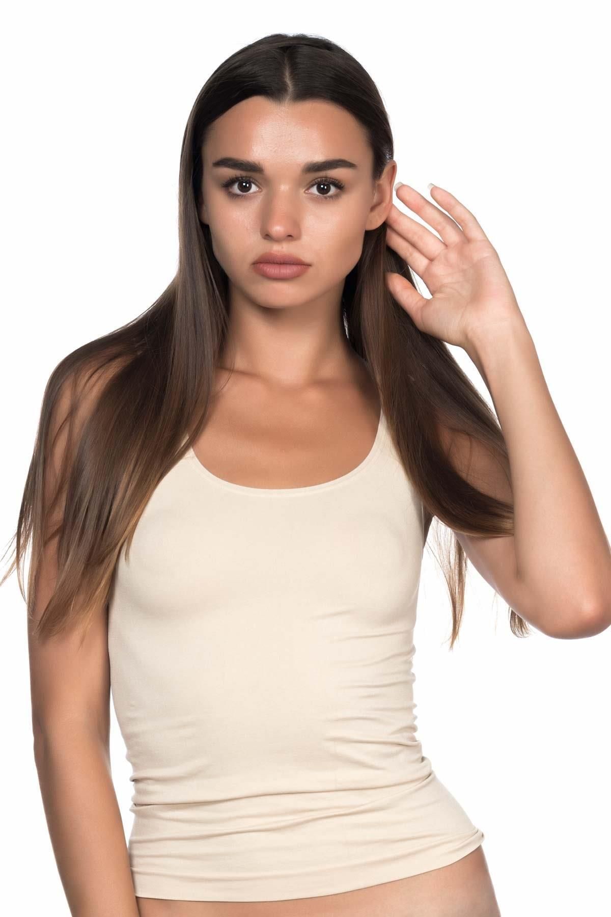 ASFSTORE TEN MI Emay 5002 Soft Kalın Askılı Uzun Atlet