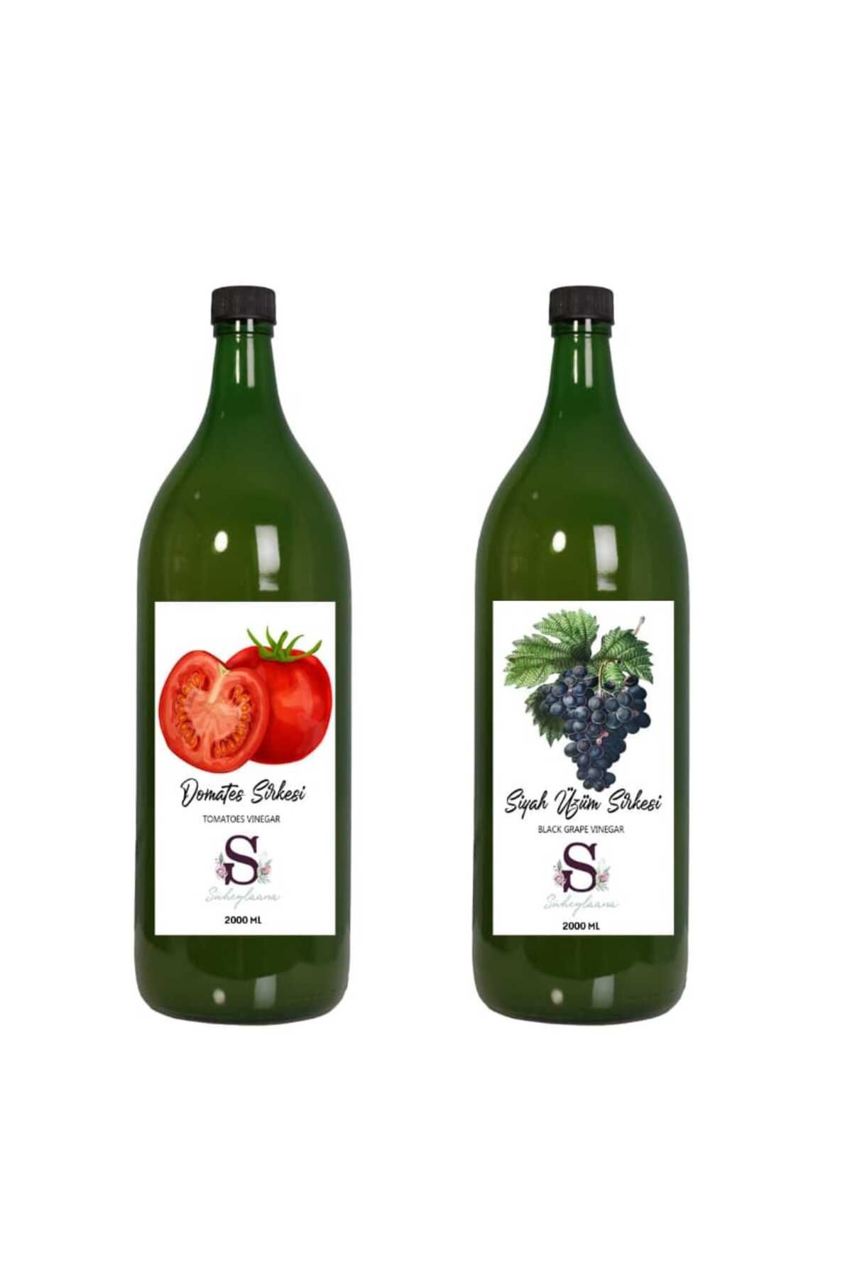 Süheylaana Doğal Domates Sirkesi 2000 Ml - Doğal Siyah Üzüm Sirkesi 2000 Ml