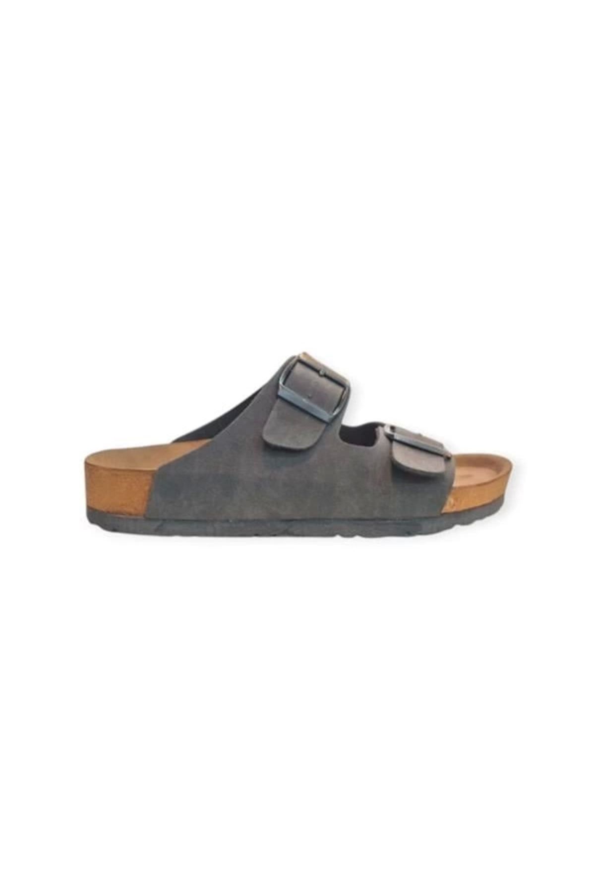 Store K15505 Mantar Taban Tam Ortapedik Kadın Terlik Füme