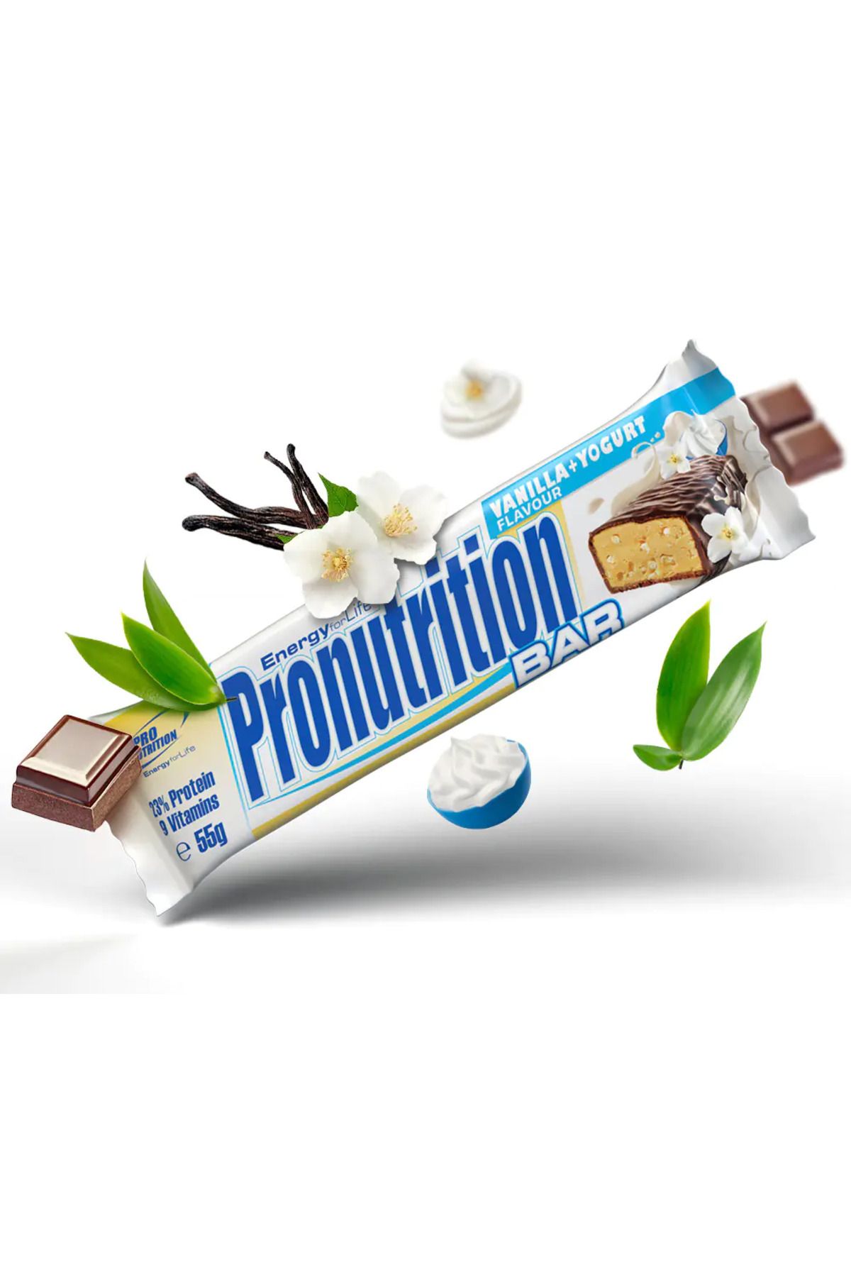 Pro Nutrition Batoane Proteice, Pronutrition Bar Vanilie 55g Baton - One Size