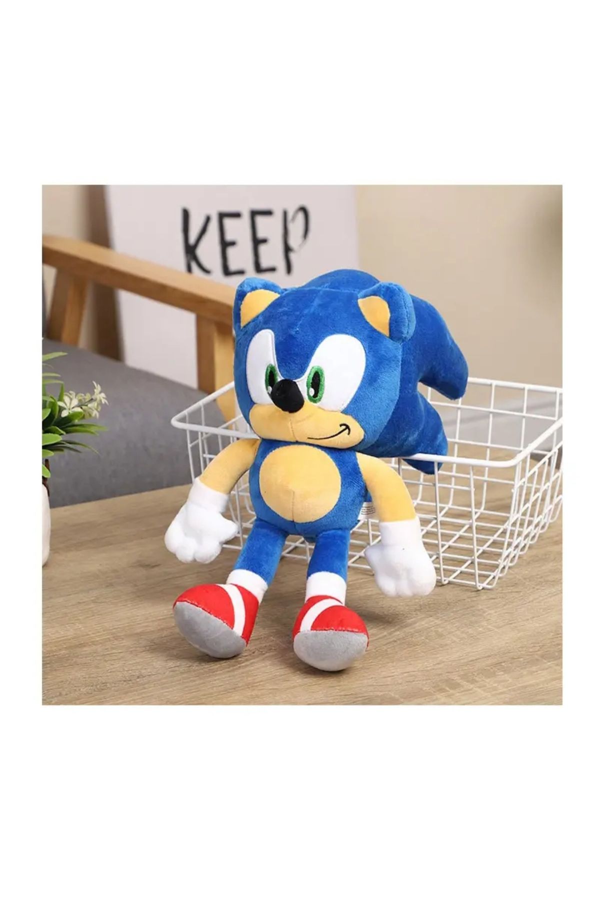 NB market super sonic filmi kirpi sonic peluş oyuncak shadow peluş oyuncak 30cm