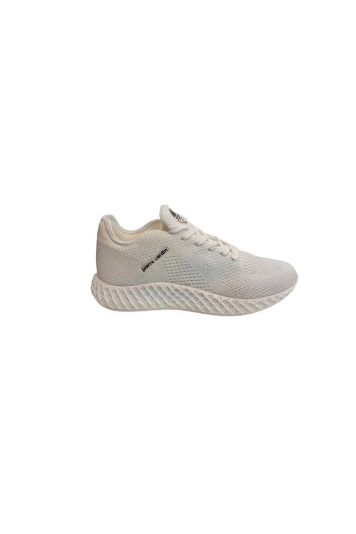 Lale Moda K92001 Hava Alabilen Hafif Günlük Kadın Spor Ayakkabı Beyaz