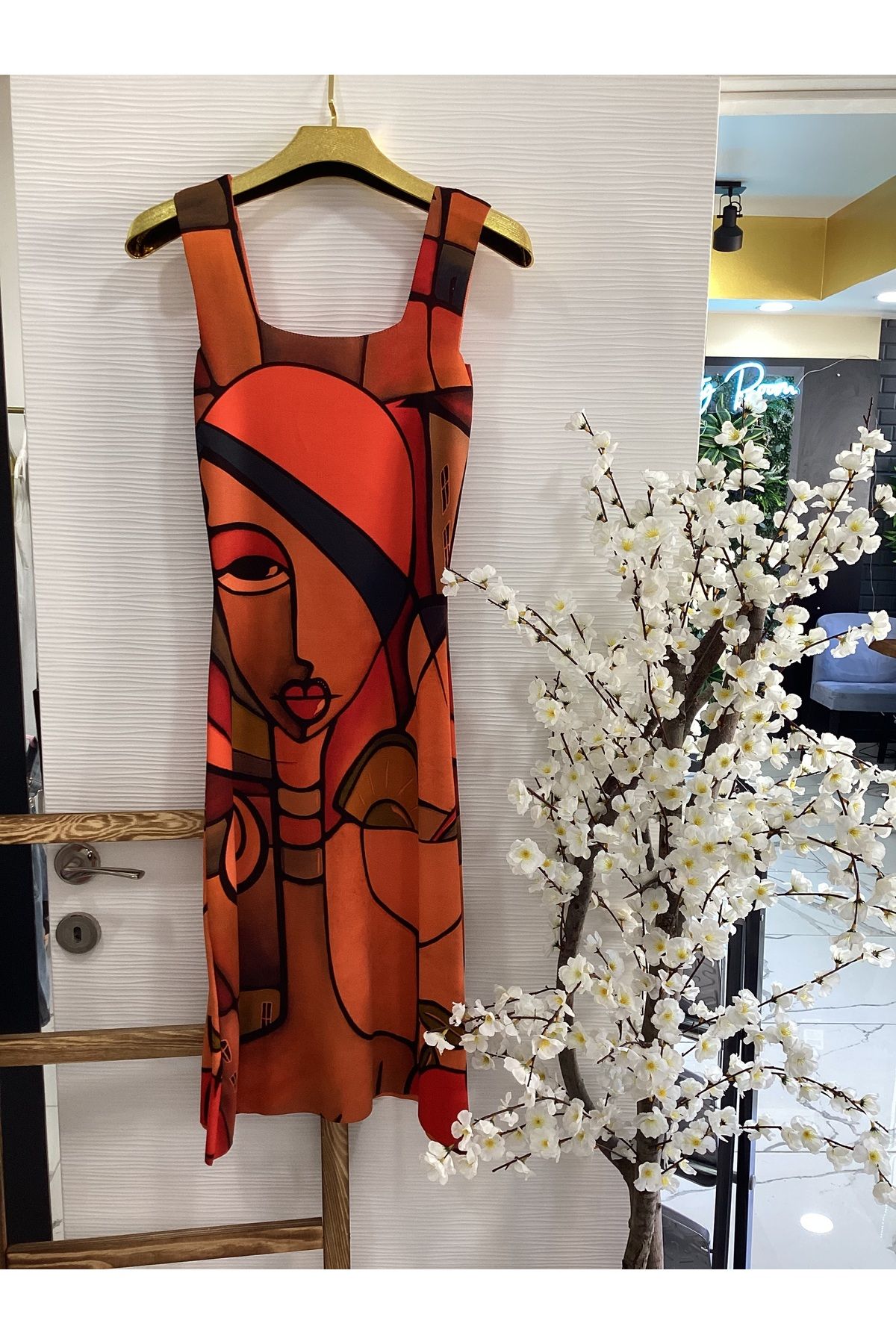 gozdefashion TURUCU TRİKO ELBİSE