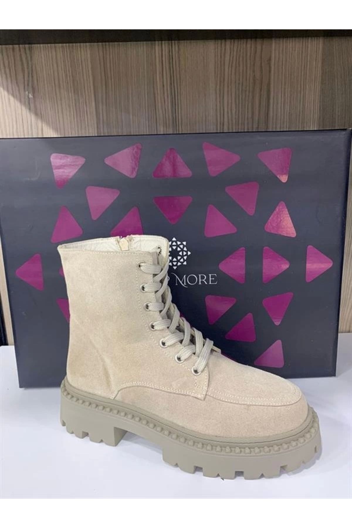Store Z322412 Deri Fermuarlı Bot