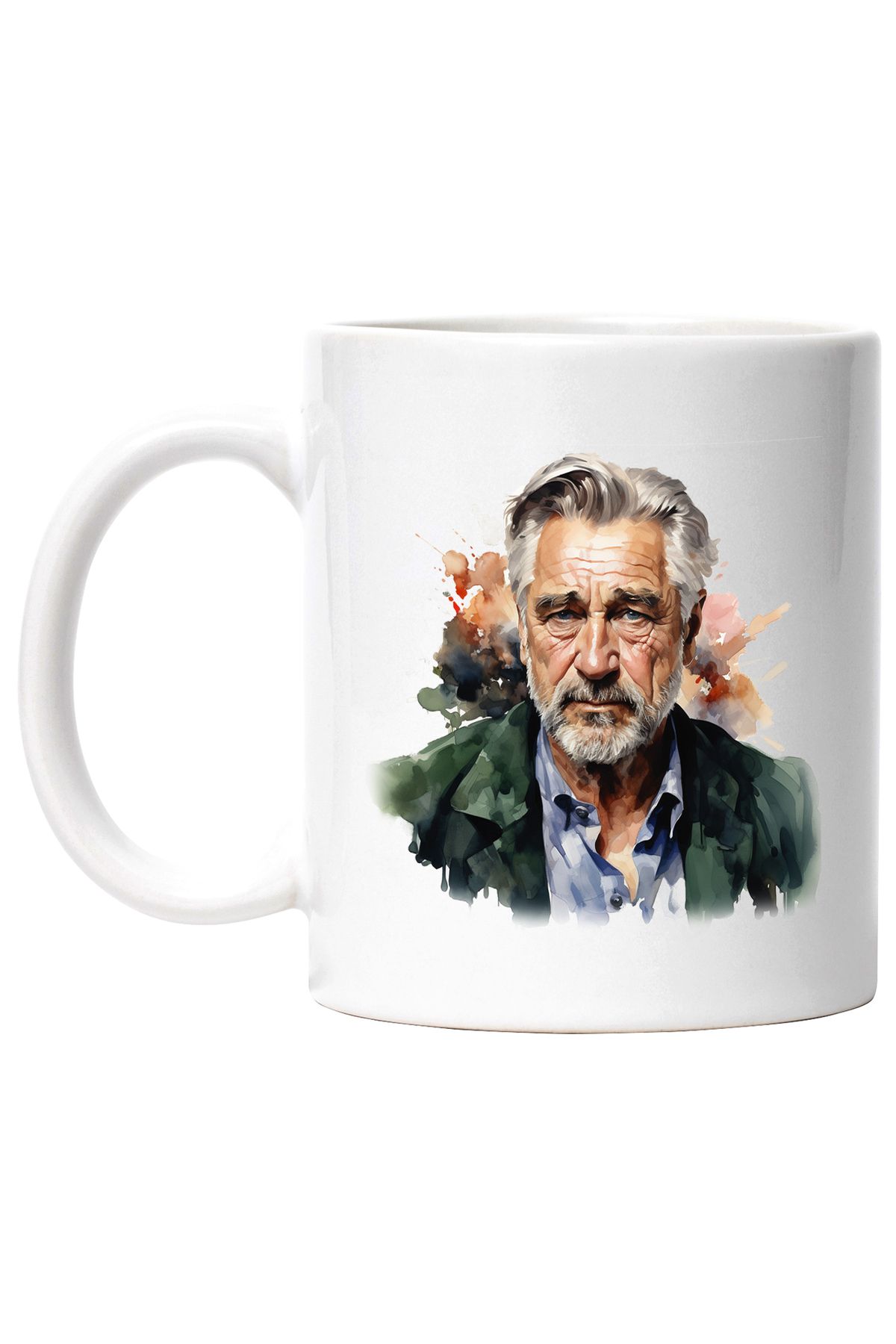 StoryGift Romania Cana Cu Harrison Ford, Actor Celebru, Film, Hollywood, Vedeta, Multicolor 330 Ml, Cu Maner Alb - One Size