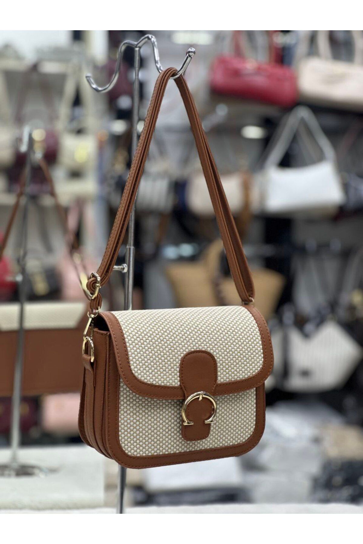 bynarincollection günlük tokalı model omuz çantası