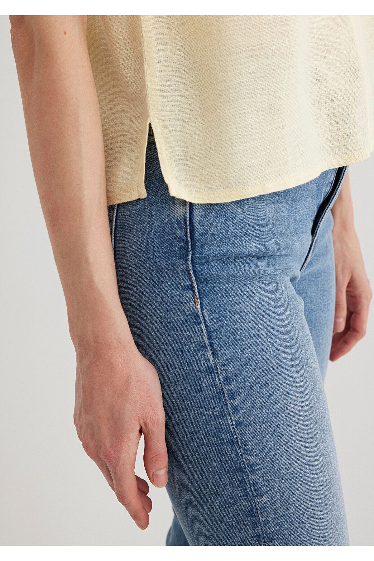 Mavi-V-Neck Yellow Blouse 122504 -71305 8