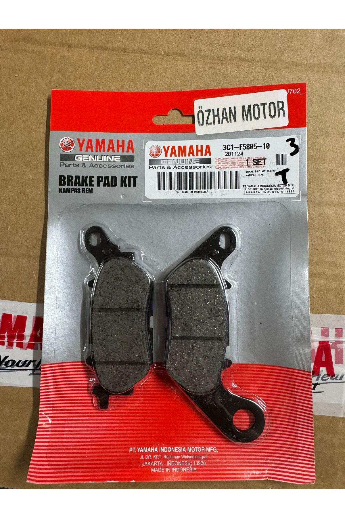 Yamaha NMAX ARKA FREN BALATASI