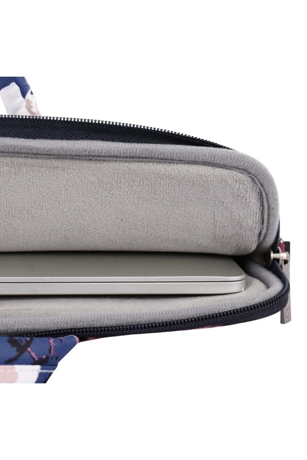 canvasartisan-Geantă pentru laptop de 14 inch, design durabil din poliester cu fermoar, servietă CanvasArtisan C22, albastru marin 4