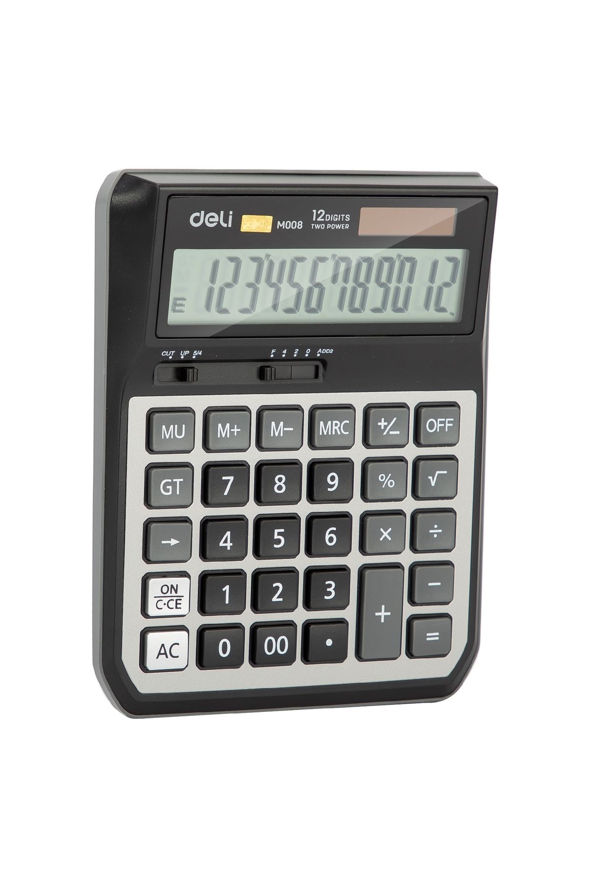 Deli Calculator De Birou Cu 12 Cifre M00820 Deli - One Size