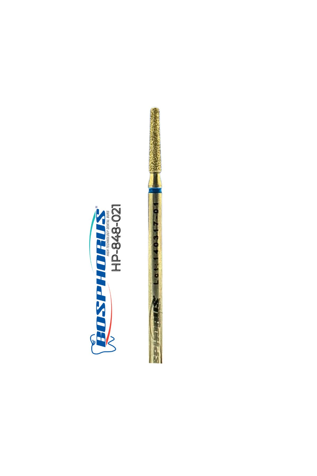 Bosphorus Tekmetal Kuru Manikür Uc KONİK 021 MM Doğal Elmas Freze Manikür Uc Törpü Makinası Ucu İSO ve CE Onaylı