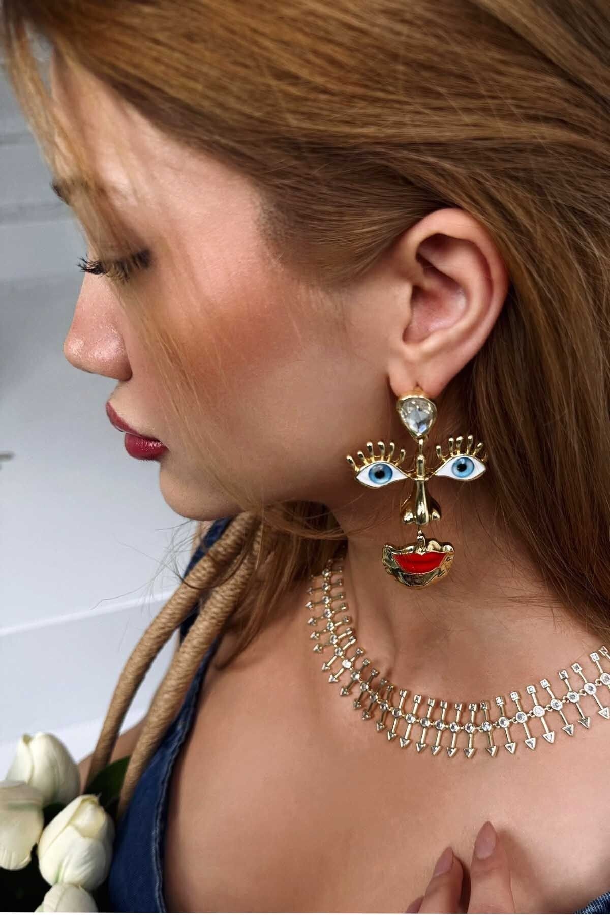 BYP Atelier Taşlı Sıralı Kolye Gold