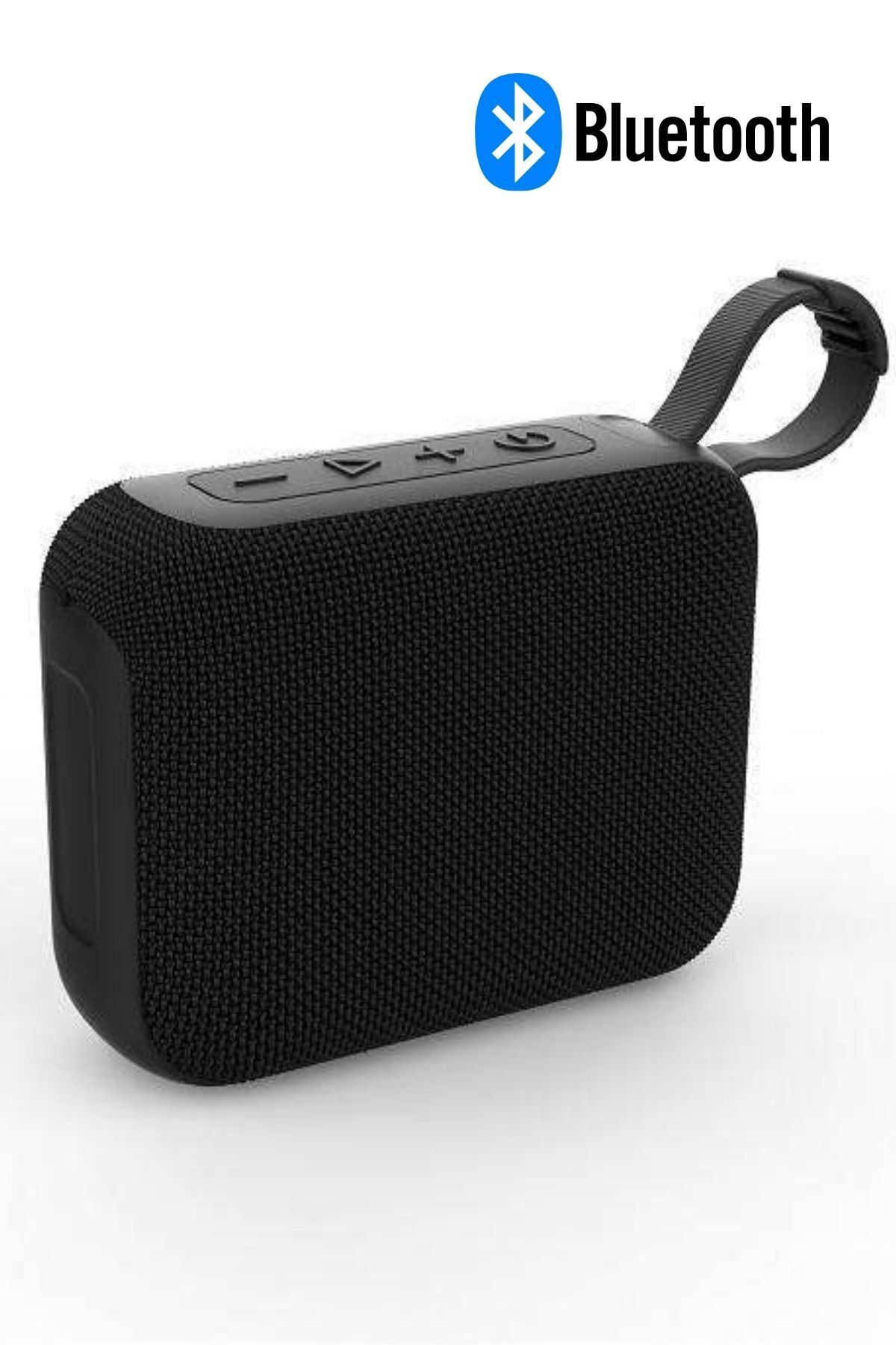 Zineets Masaüstü Mini Kablosuz Bluetooth Speaker Hoparlör Ses Bombası Fm Radyo Sd Kart Girişli Siyah