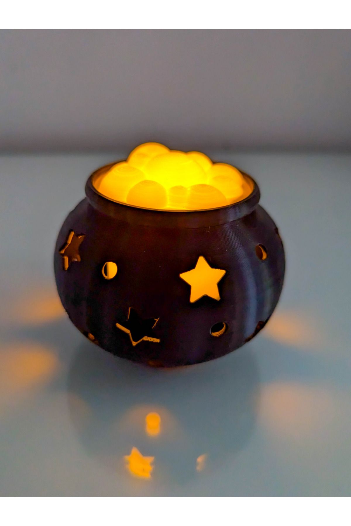 Studio HEX3D Cadı Kazanı Tealight Lamba
