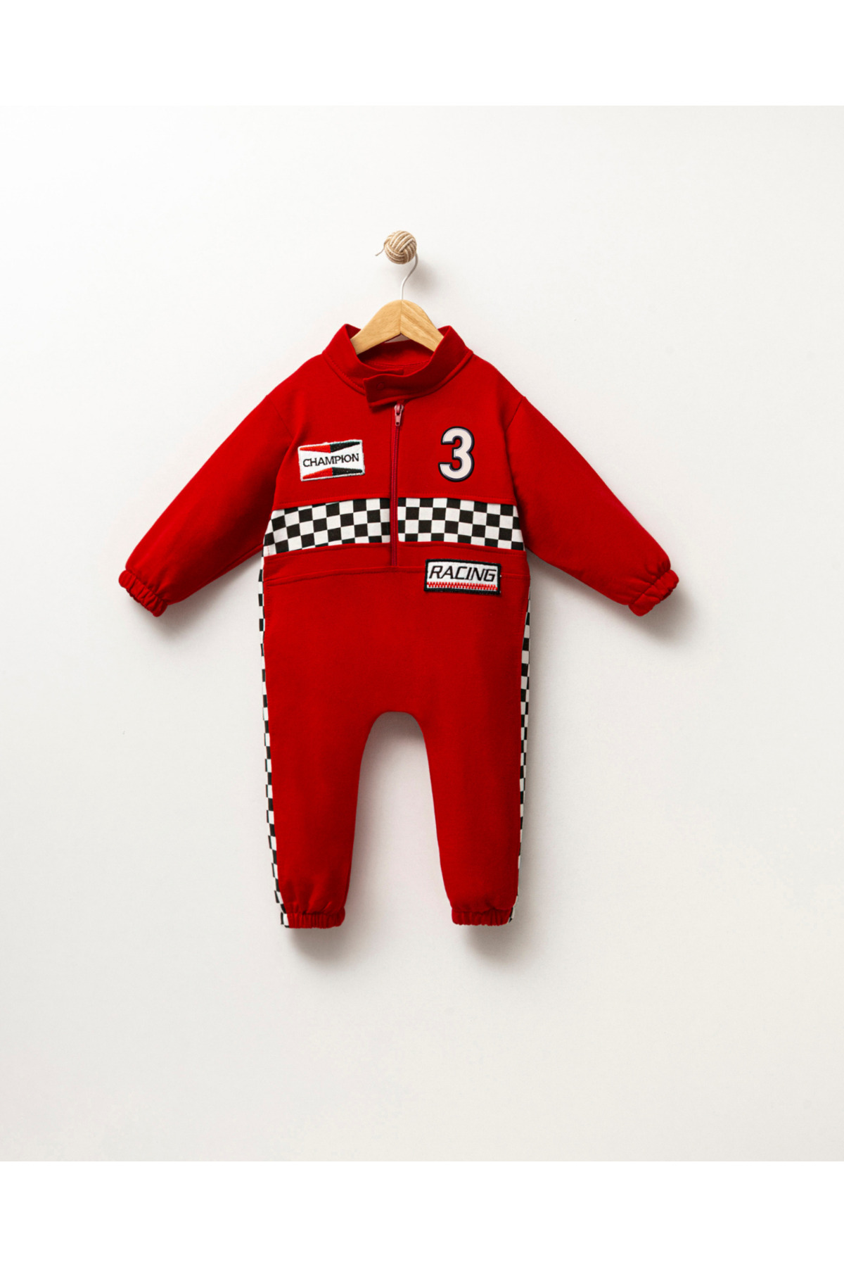 Jikko Baby Erkek Bebek Yarış Doğum Günü Kostüm Tulum 8070 fotoğrafı 5 (önizleme)