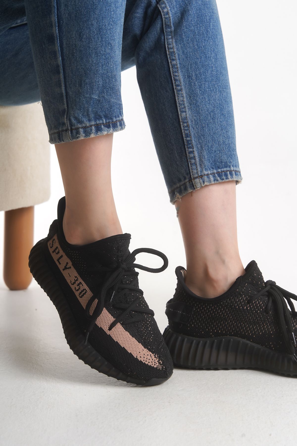 bronze ayakkabı Siyah Kahve Unisex Rahat Sneaker