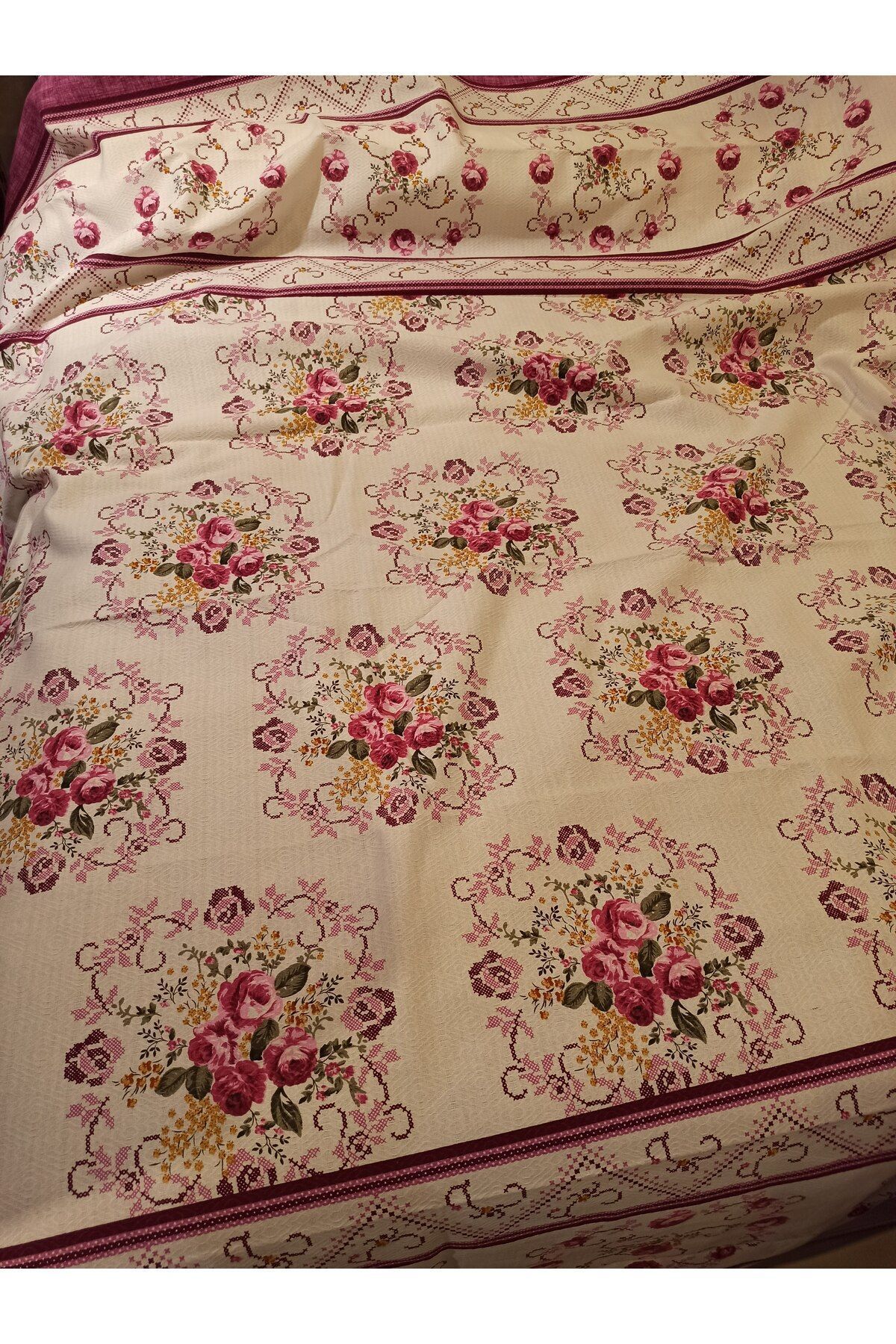 ŞENER HOME-Bouquet Pattern Printed 150x240 CmSingle Single Pike - Lilac 5