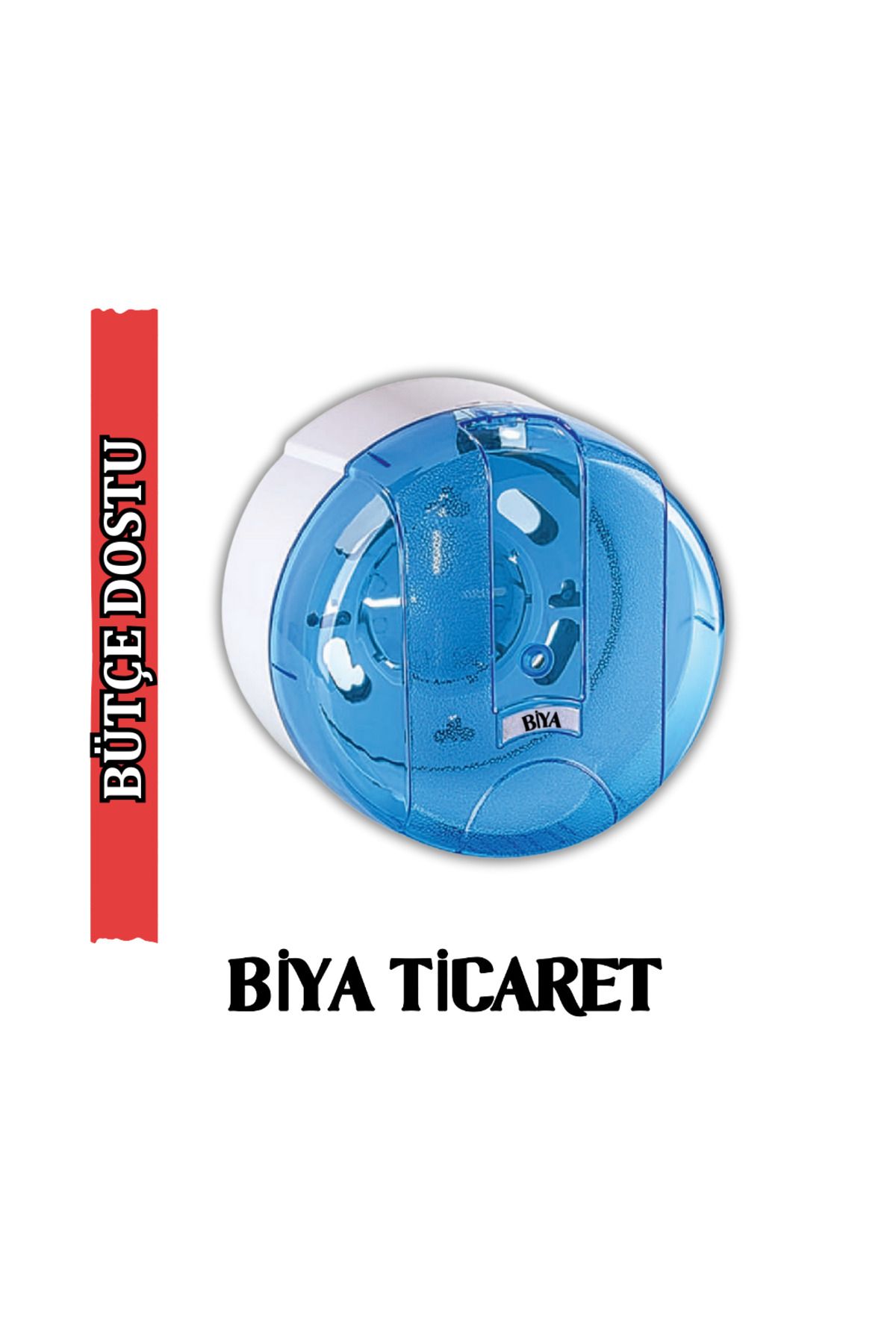 BİYA Mini Cimri Tuvalet Kağıdı Dispenseri (Plastik - Şeffaf)