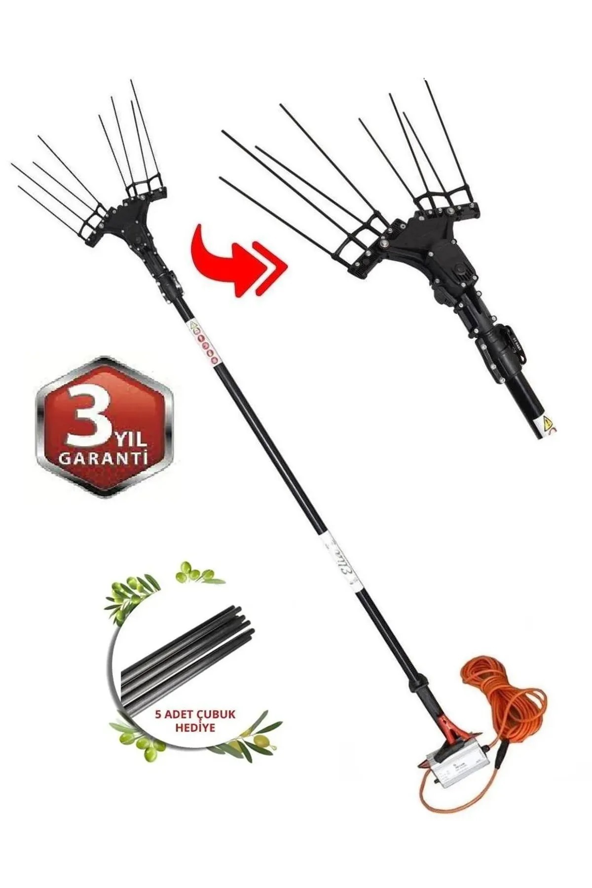 光電子　セラアース50　AILE 9点フルセット ELIA Sensörlü Devir Ayarlı Teleskobik Zeytin Hasat Makinesi