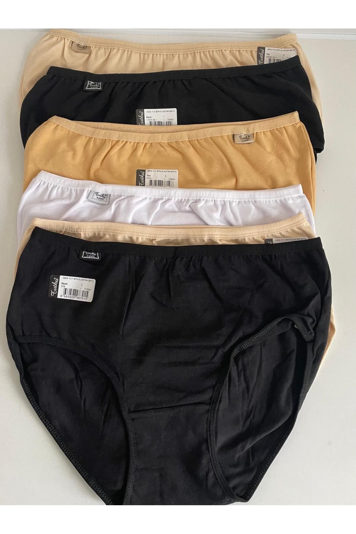 H&S STORE tutku elastan bato çok renkli 6 lı kaliteli rahat