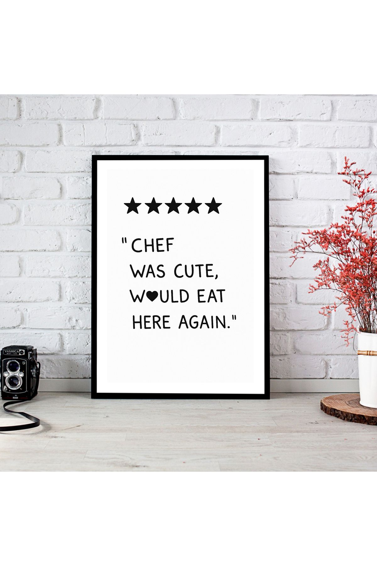 woodsia Çerçeve Görünümlü Çerçevesiz MDF Poster Tablo MDF_TEK1249