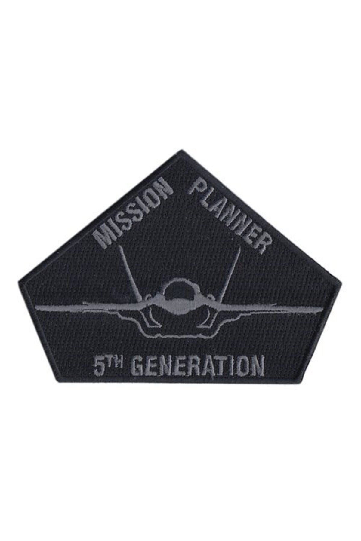 delta online Aplike Ütü İle Yapışan Mission Planner Siyah Arma 6 cm
