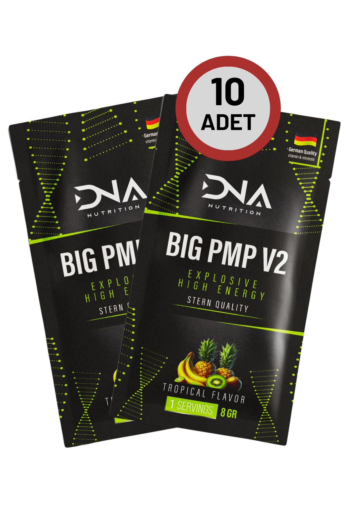 Dna Nutrition Big Pmp V2 - 10 Adet Porsiyon- Tropik Meyve Aromalı